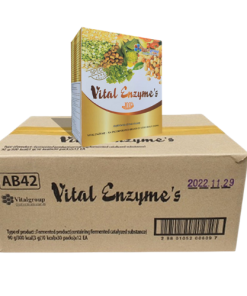 1 Thùng 12 Hộp- VITAL ENZYMES -hỗ trợ đường ruột và các bệnh mãn tính