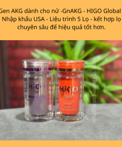 Gen AKG dành cho phái nữ – GnAKG – HIGO Global – Nhập khẩu USA – Liệu trình 5 Lọ – Giá siêu ưu đãi