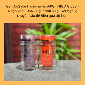 Gen AKG dành cho phái nữ – GnAKG – HIGO Global – Nhập khẩu USA – Liệu trình 5 Lọ – Giá siêu ưu đãi