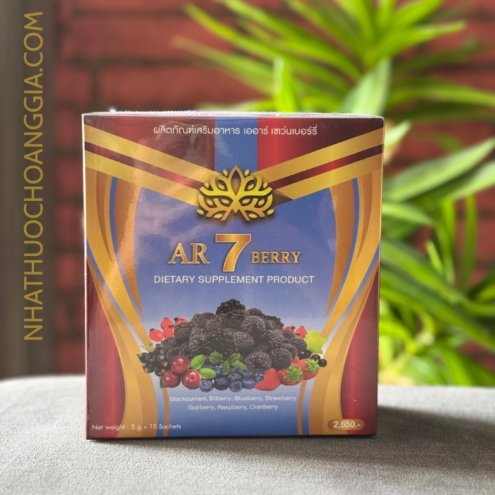 THỨC UỐNG ĐÀO THẢI ĐỘC TỐ - AR7 BERRY THÁI LAN - LÀM SẠCH MÁU, TĂNG SỨC KHỎE, DA SÁNG