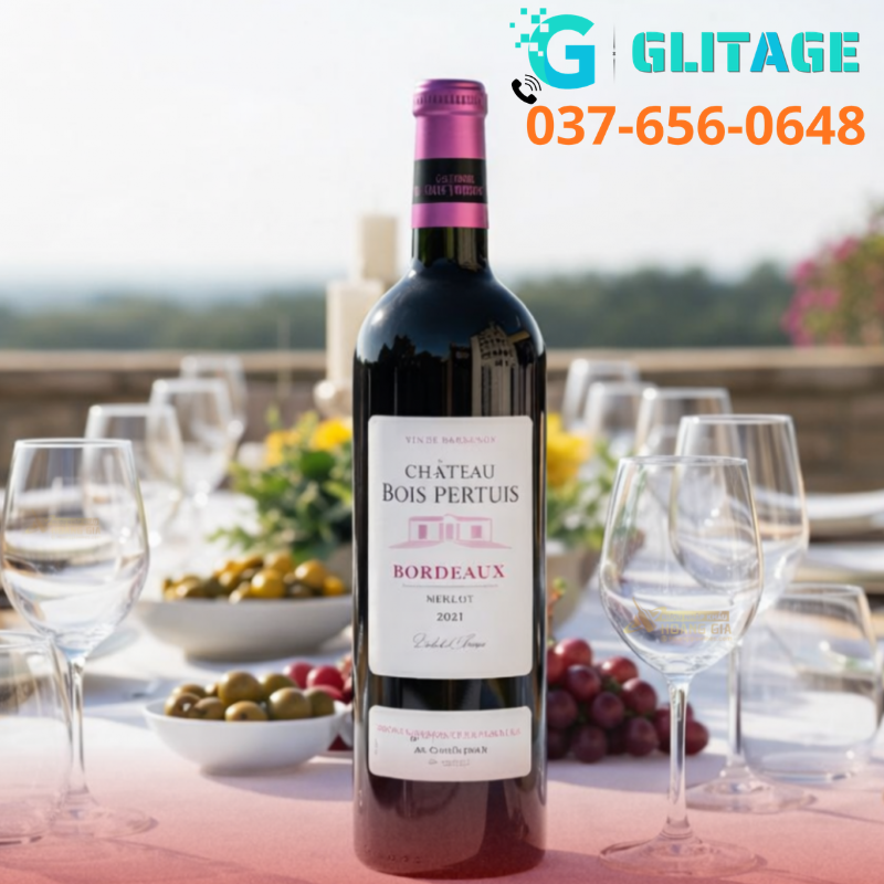 VANG ĐỎ CHATEAU BOIS PERTUIS PHÁP GIAO NGAY